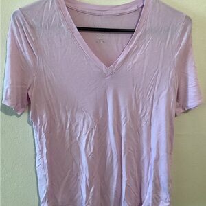 a new day pink V-Neck Short Sleeve Tee